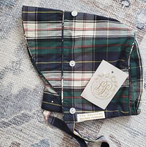 NWT The Beaufort Bonnet Company Boys Barringer Plaid Bonnet szM (9-24m)